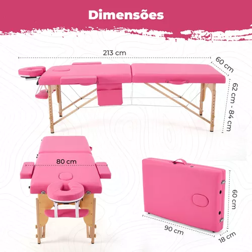 Maca Massagem Estética Spa Tatuagem Portátil Cama Divã Bkza - Image 2