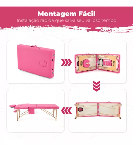 Maca Massagem Estética Spa Tatuagem Portátil Cama Divã Bkza - Image 3