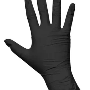 Luva Nitrilica Preta Pp Sem Po Nobre C/100 Kit C/ 5 Un. Cor Preto