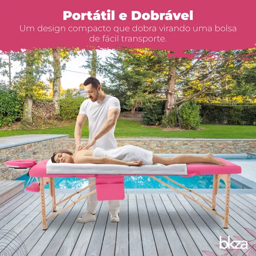 Maca Massagem Estética Spa Tatuagem Portátil Cama Divã Bkza - Image 4